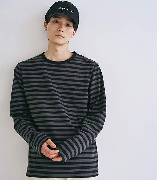 J008 TS ボーダーTシャツ