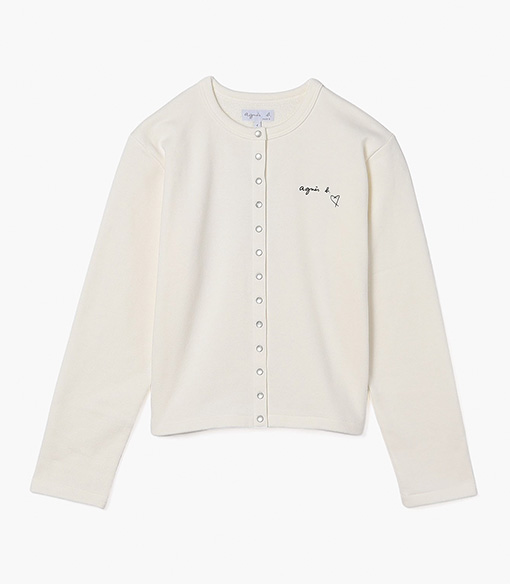 WEB限定 SDF0 CARDIGAN ロゴカーディガンプレッション