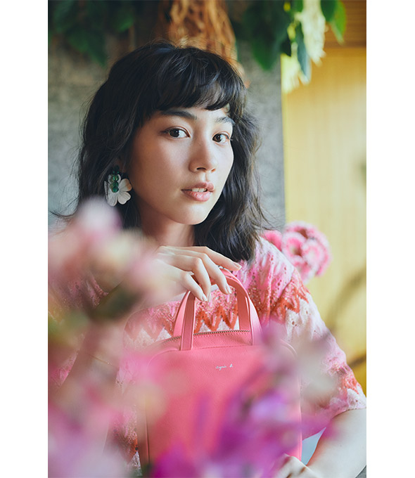 KK626 程度良好 良デザイン agnes.b/アニエスベー 3針 純正フリーバンドブレス Y701-6190 シルバー系ロゴ文字盤 クオーツ 腕時計