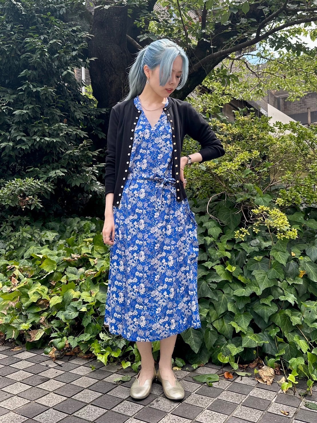 ⚫︎agnes b. フランス製 ダンガリー デニムコート 羽織り nouvelle collection